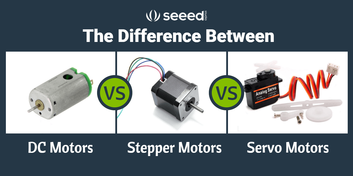 DC Motor vs Stepper Motor vs Servo Motor - Which to choose?