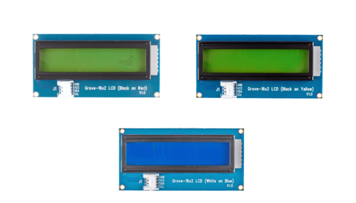 GRV LCD RGB: Écran LCD Arduino Grove avec rétroéclairage RVB chez reichelt  elektronik