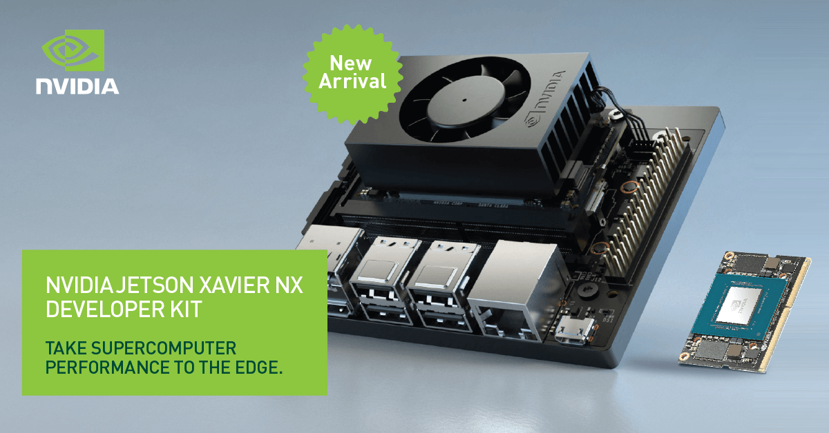 Meet The NVIDIA® Jetson Xavier™ NX Developer Kit, Available Now at 
