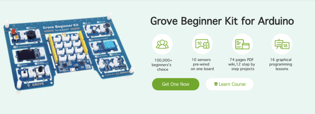 10 Sensoren 12 Projekte All-in-one-Board Einsteiger-Kit Arduino seeed Grove 