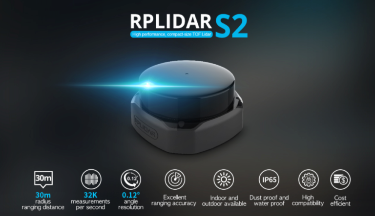 SLAMTEC RPLiDAR S2: New generation TOF radar with ultra-high standard sampling and precision for industrial scenarios
