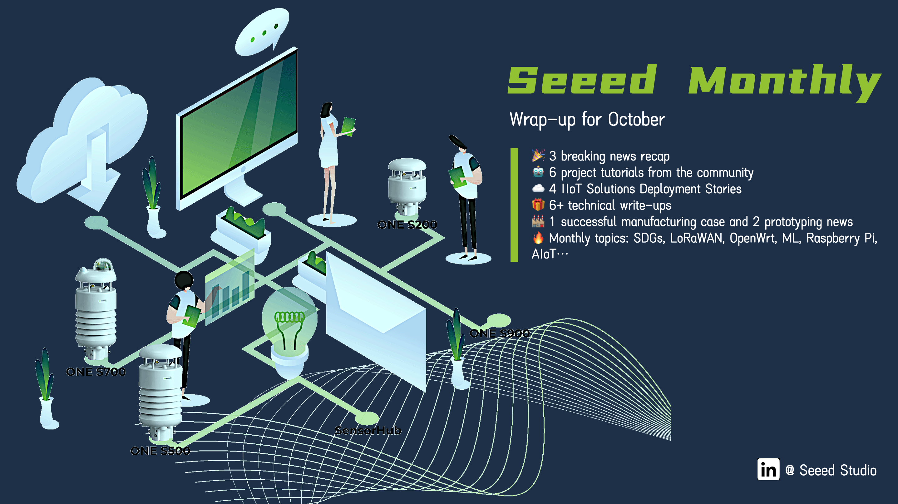MonthlyWrap-up October: AIoT, LoRaWAN, OpenWrt, AI for Good, Raspberry Pi,  ML, Zephyr, and More… - Latest Open Tech From Seeed