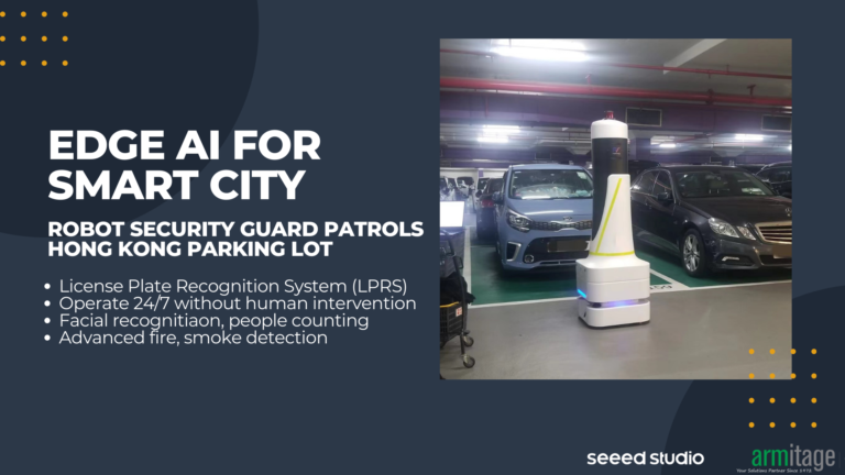 Robot Security Guard Patrols Hong Kong Parking Lot using Seeed Edge AI devices