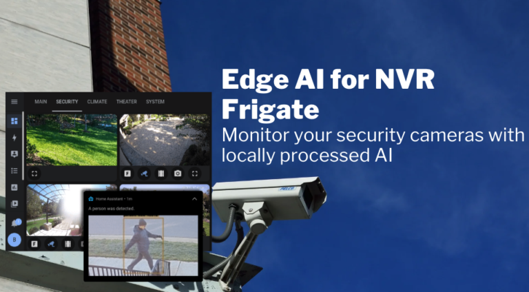 Build an NVR camera system with Frigate! Monitor your security cameras with locally processed AI