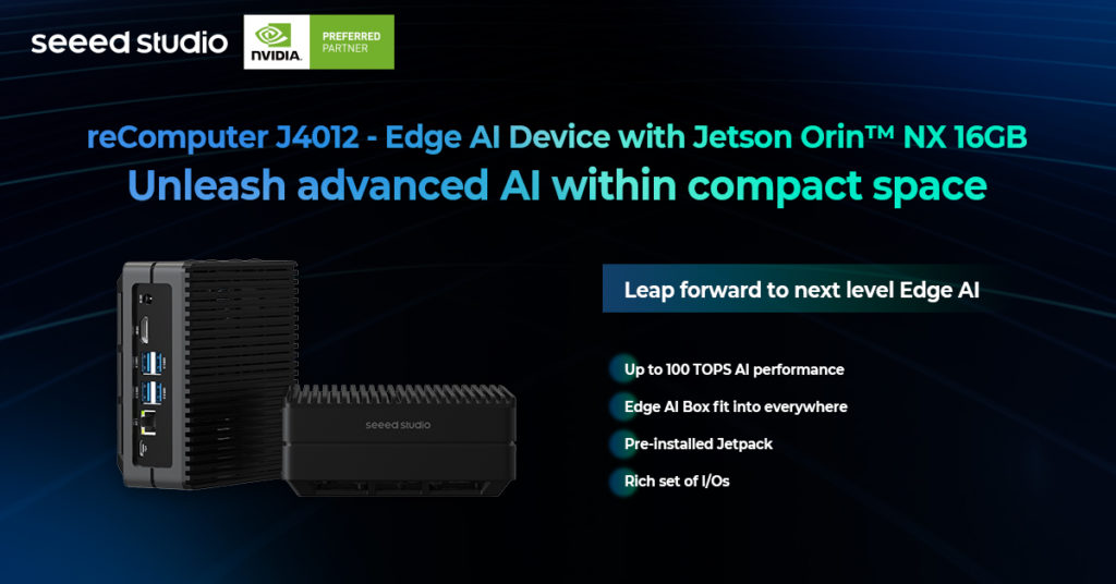 Seeed Studio Announces ReComputer J4012 Based On New NVIDIA Jetson Orin