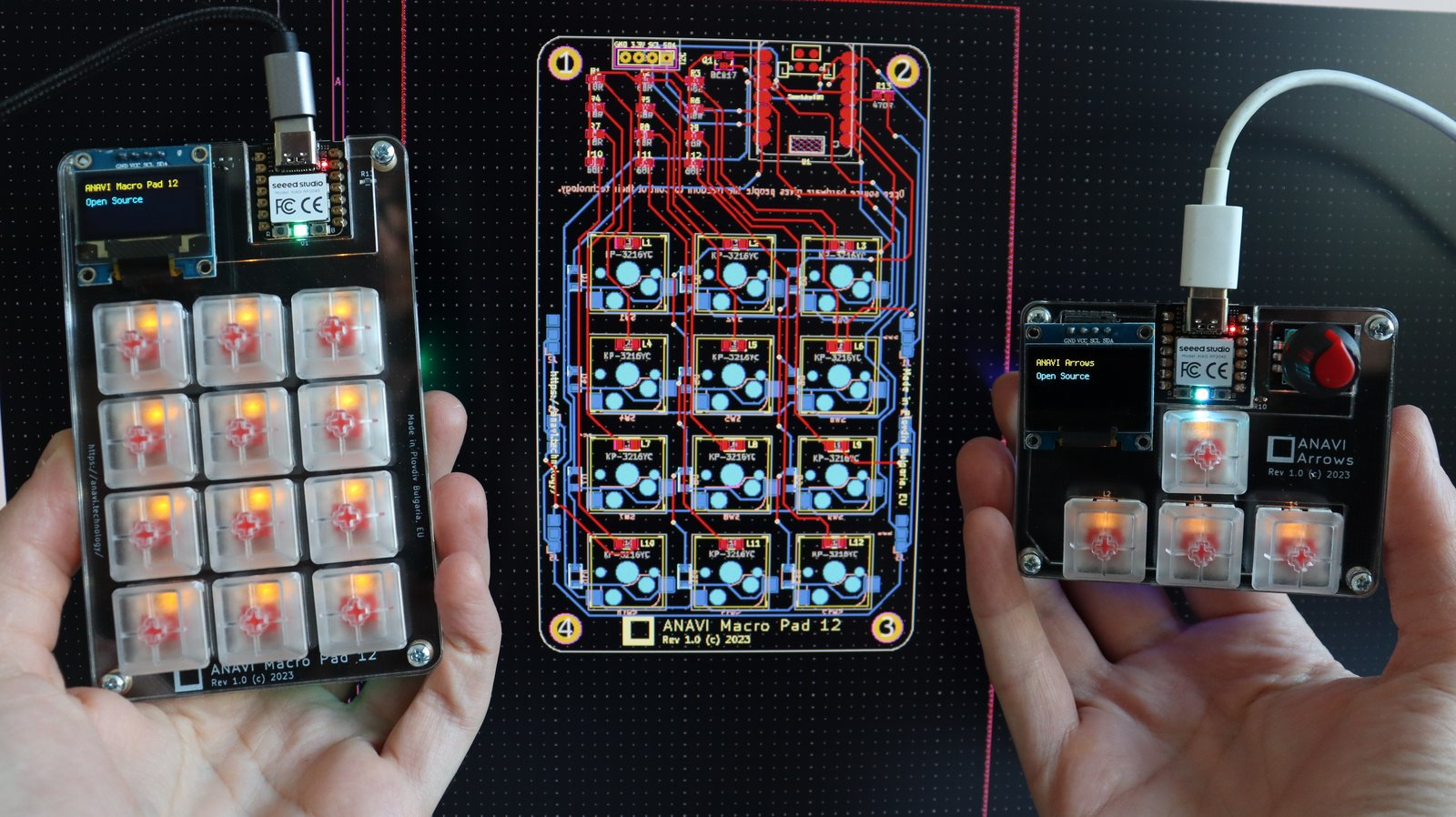 ANAVI Launches CircuitPython-Programmable Macro Pad 12 & Arrows ...
