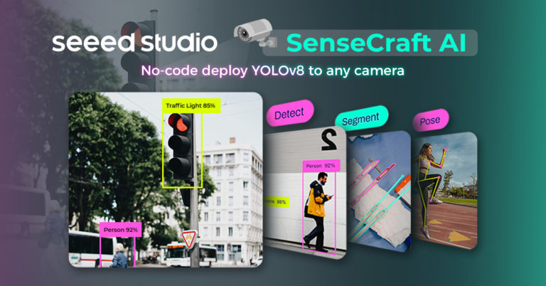 SenseCraft AI: Upgrade Any Camera with YOLOv8 in A No-code Way!