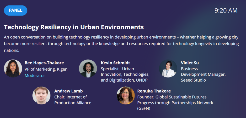 Technology Resiliency in Urban Environments poster