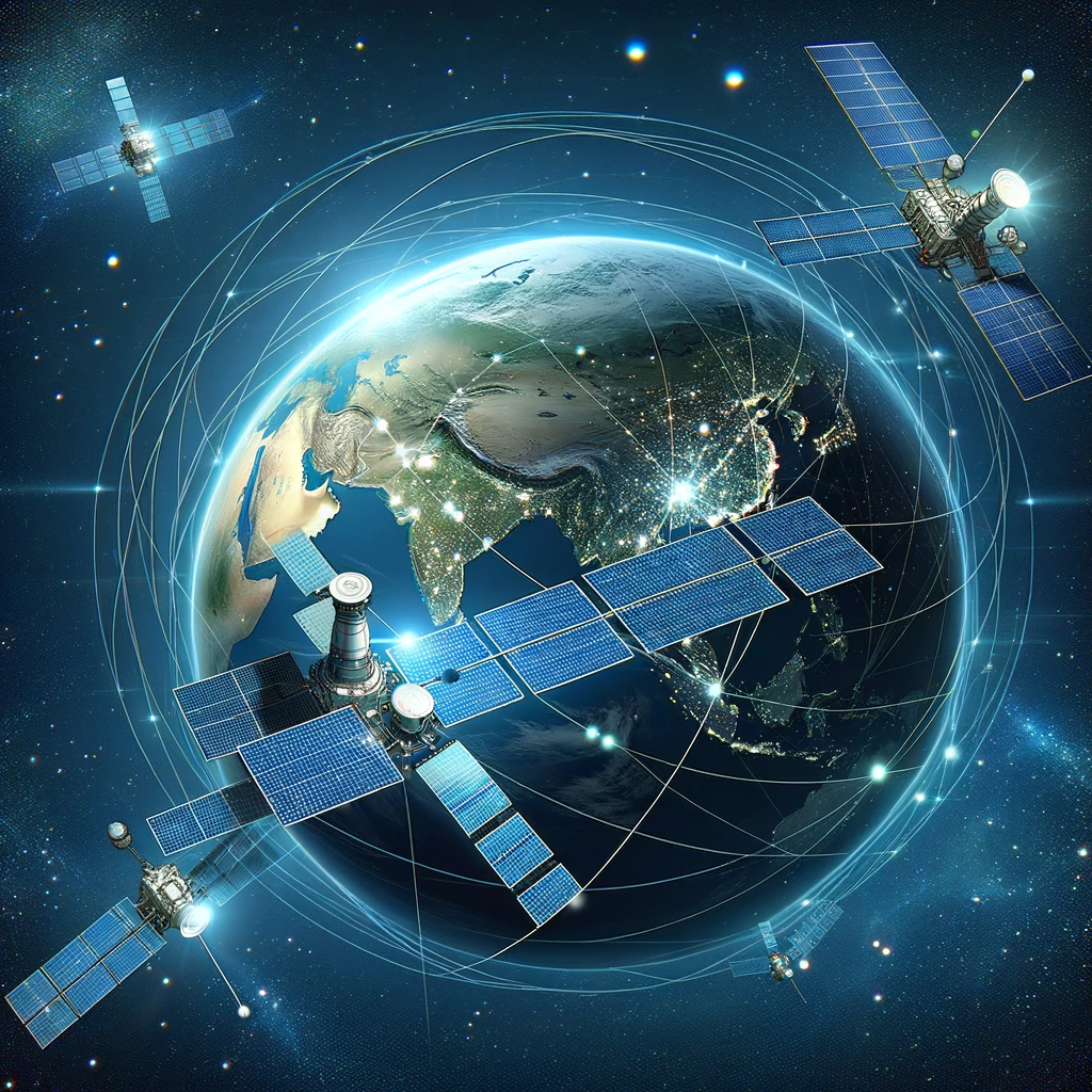 illustrate the space segment of the Global Positioning System (GPS).