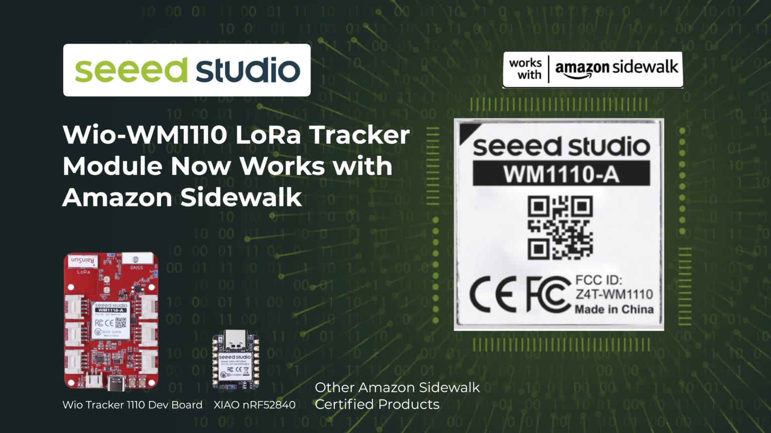 Trackres Module Wio-WM1100 LoRa Tracker Module and Wio Tracker 1110 Dev Board are Now ...