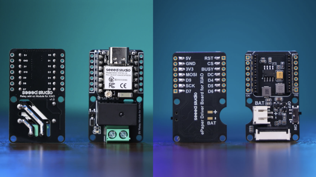 Epaper Building Add Expanding the XIAO Ecosystem: New ePaper Driver, Relay, Power, and ...
