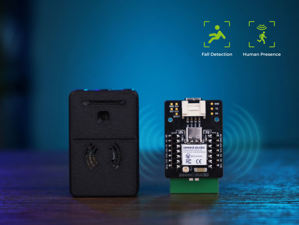 XIAO 60GHz mmWave Human Fall Detection Sensor-MR60FDA2