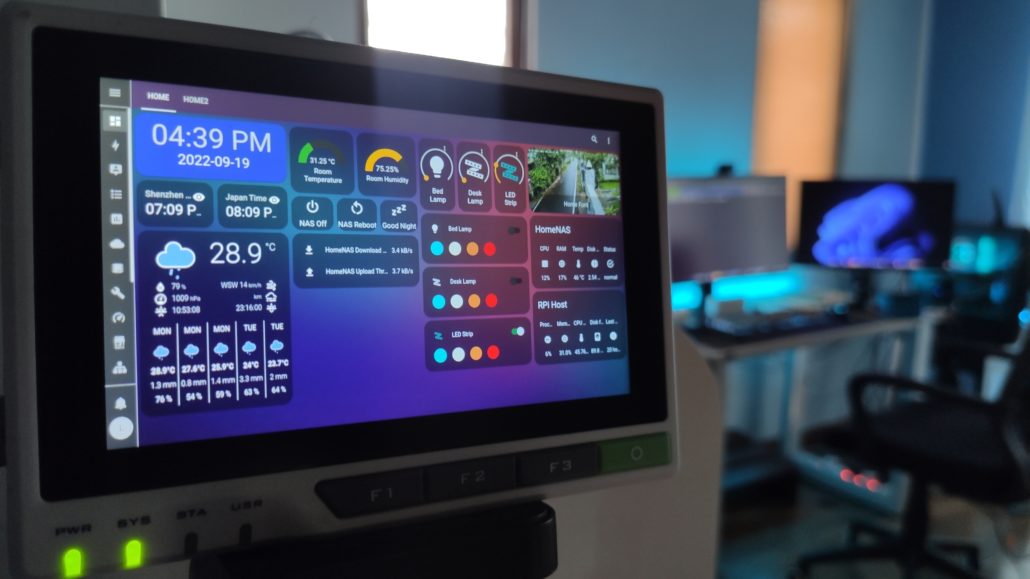 home assistant screen