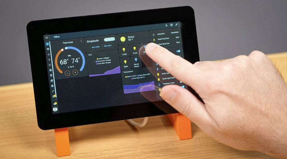 home assistant touch screen