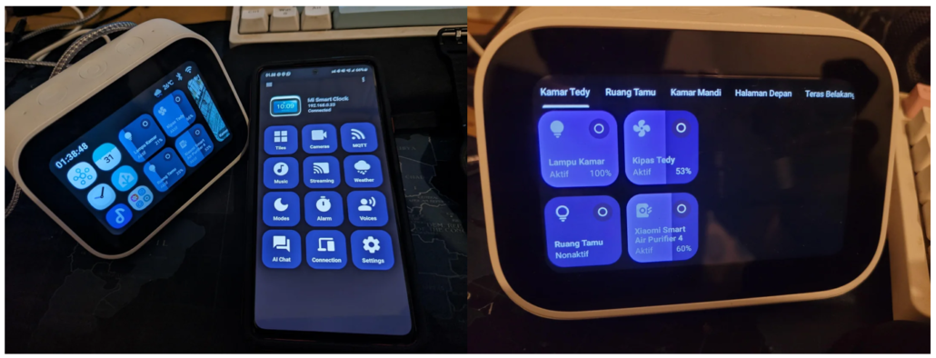 hhome assistant touch screen