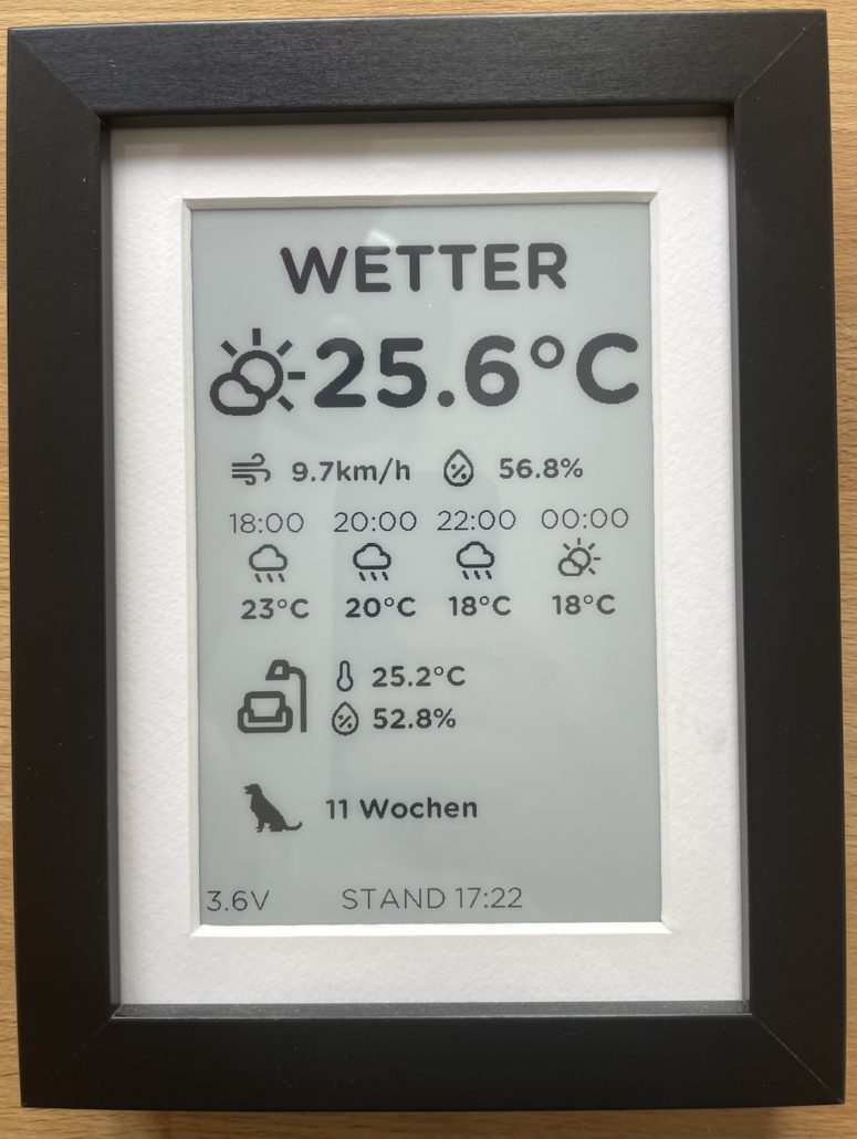 DIY Home Assistant E-Ink display