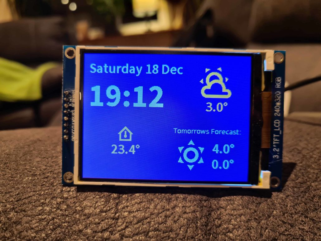 ILI9341 3.2" TFT LCD Colour Display