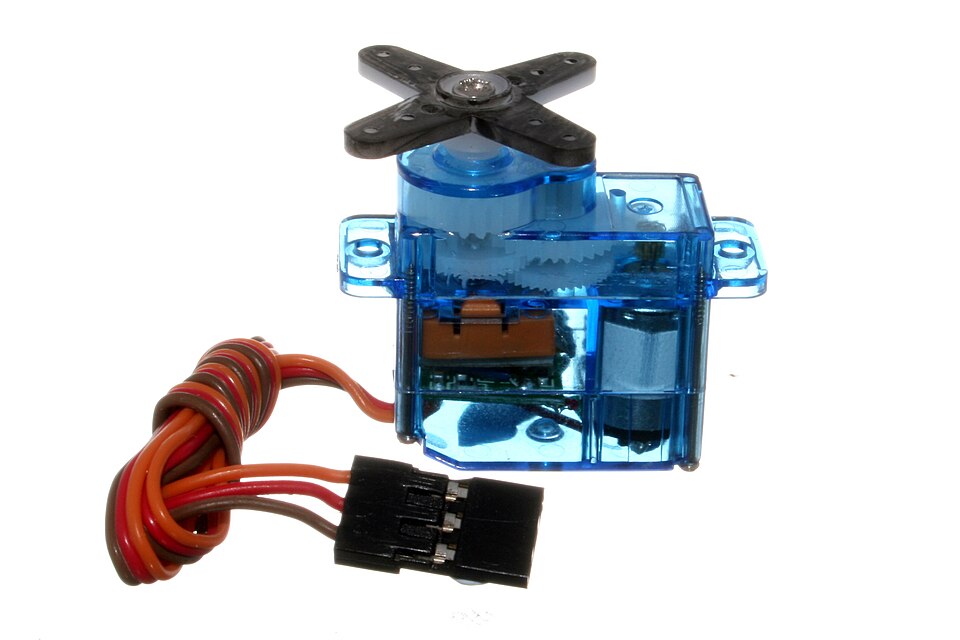 the right micro servo