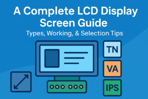 LCD display screen guide
