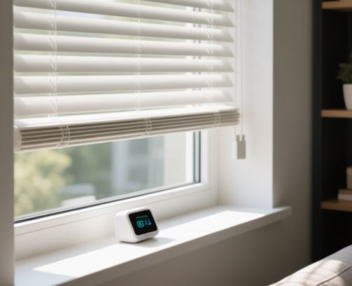 Light-controlled smart blinds
