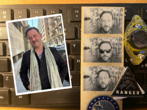 An artistic collage about Davide's year