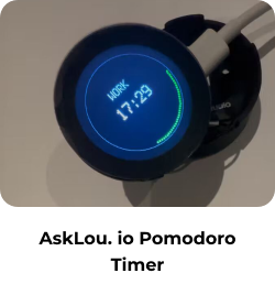 https://www.hackster.io/peter-machona/asklou-io-pomodoro-timer-a7a1f2