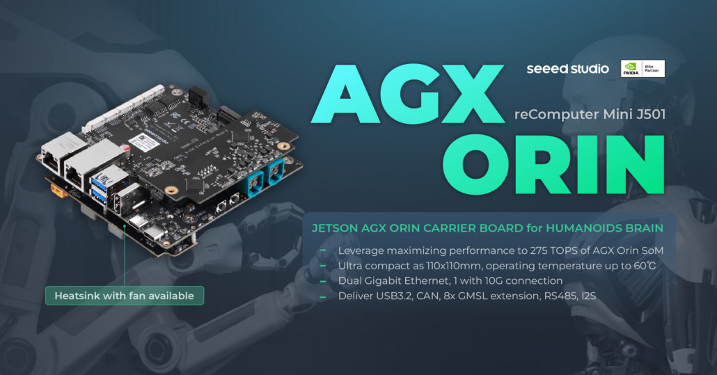 reComputer Mini J501: Ultra-Compact, Open-Source Robotics Controller Powered by NVIDIA Jetson AGX Orin