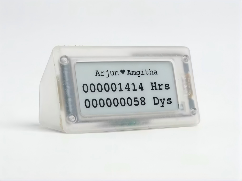 Time Since Wedding – E-Paper Clock