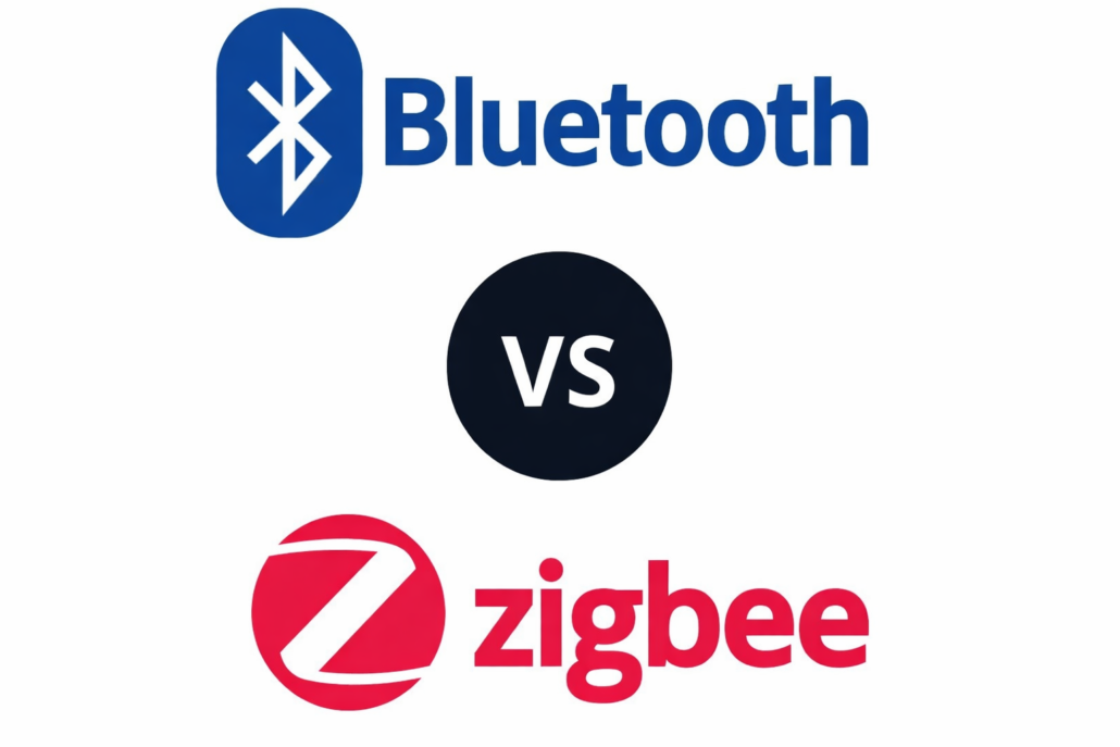 Zigbee vs Bleutooth logo