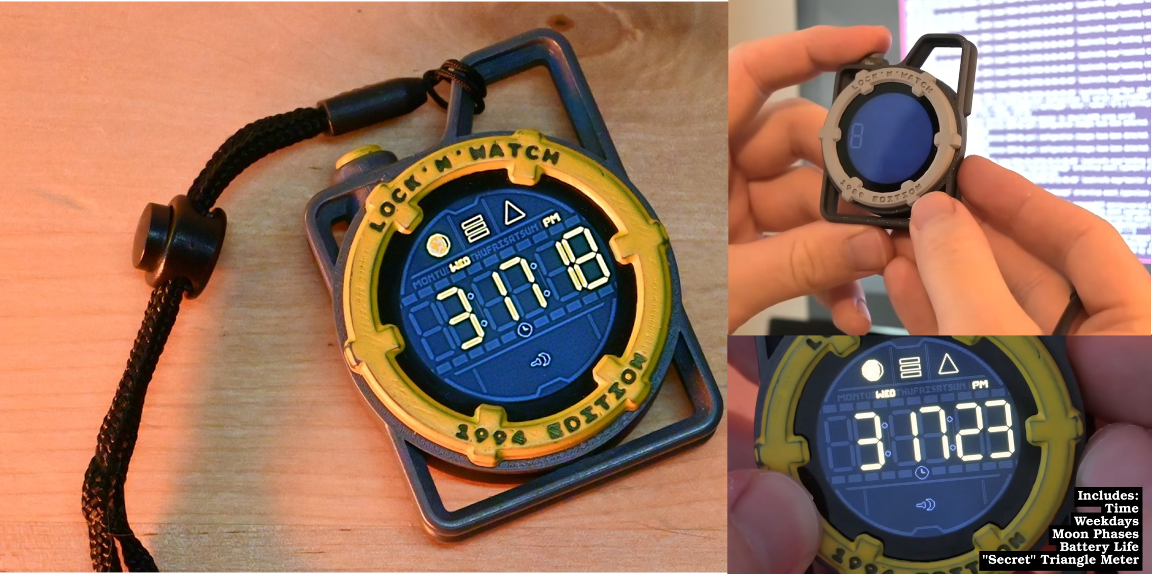 XIAO Project Cyberpunk Pocket Watch