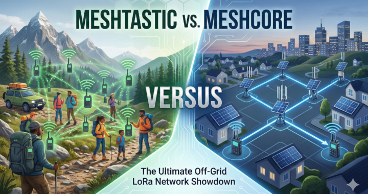 MeshCore vs Meshtastic comparision