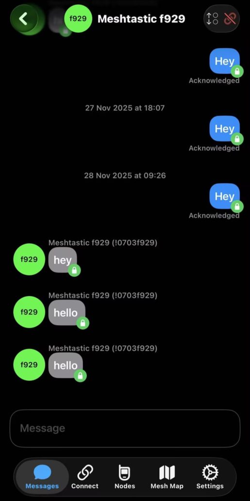 meshtastic app