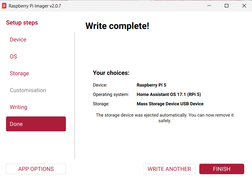 Complete the Process