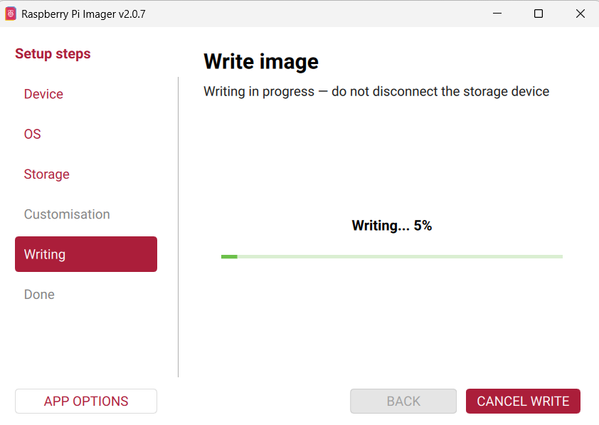 Wait for the Writing Process