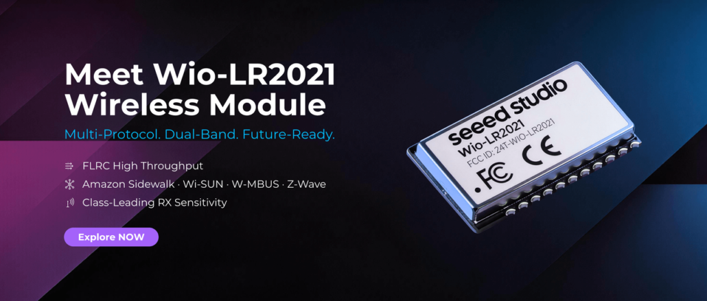 Get your Wio-LR2021 wireless module at Seeed Studio