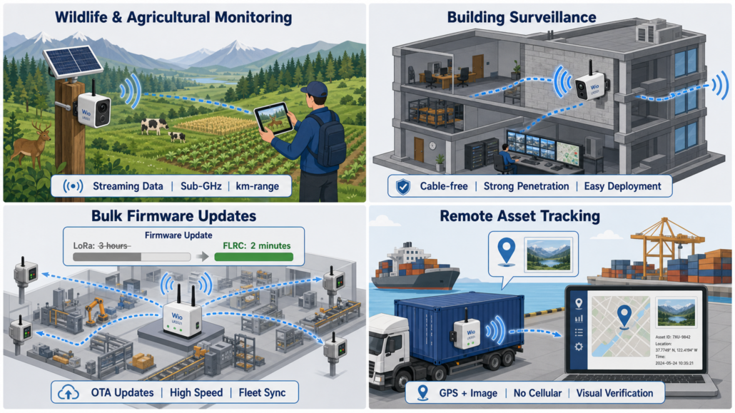 Potential Application Scenarios for the Wio‑LR2021

