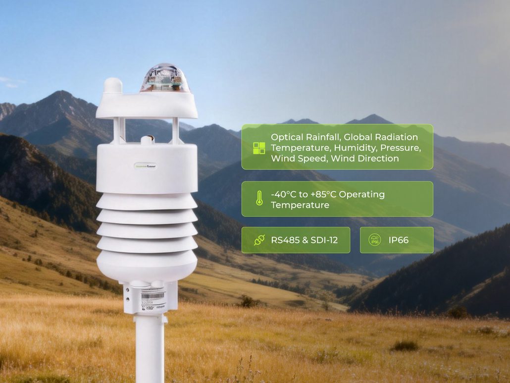SenseCAP S700-B compact weather sensor with integrated solar radiation measurement