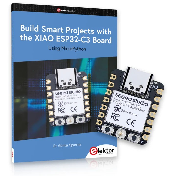 XIAO ESP32-C3 book and board bundle from Elektor