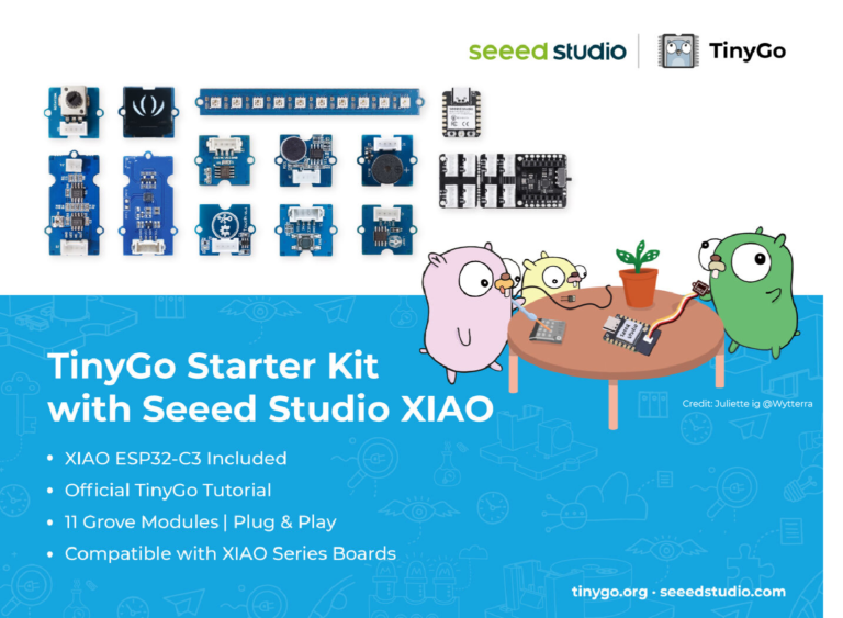 TinyGo Starter Kit with Seeed Studio XIAO ESP32-C3 and Grove modules