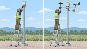 Compact weather stations for Outdoor monitoring