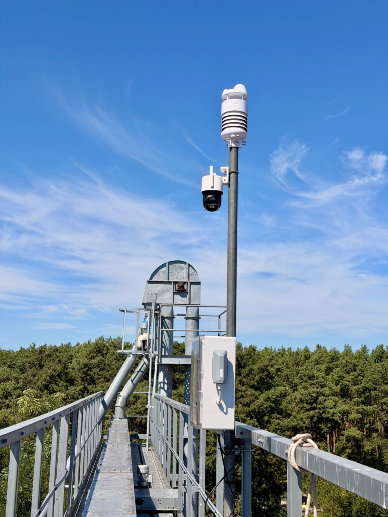 SenseCAP S700-C weather station deployed on biogas plant in Germany for microclimate monitoring