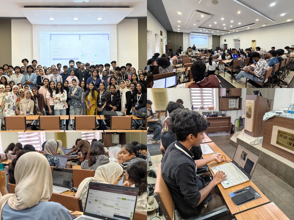 Students at the ATHER TinyML Workshop at MACE