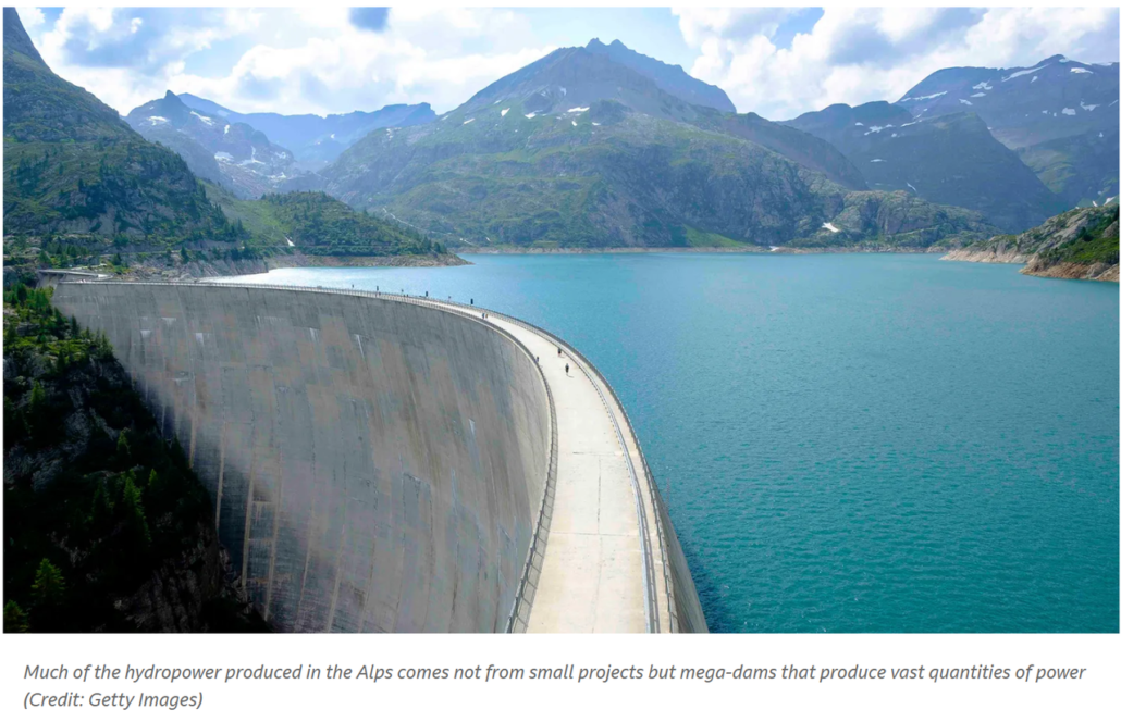 Alpine hydropower plant