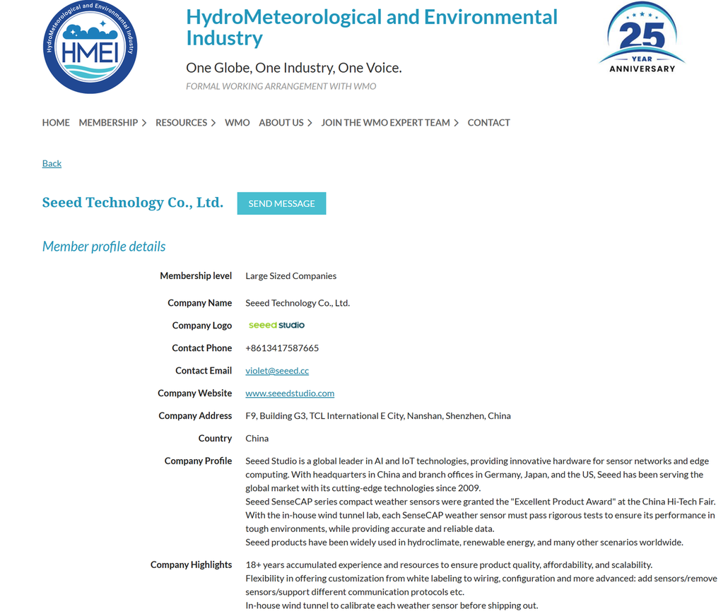 seeed in HMEI member profile