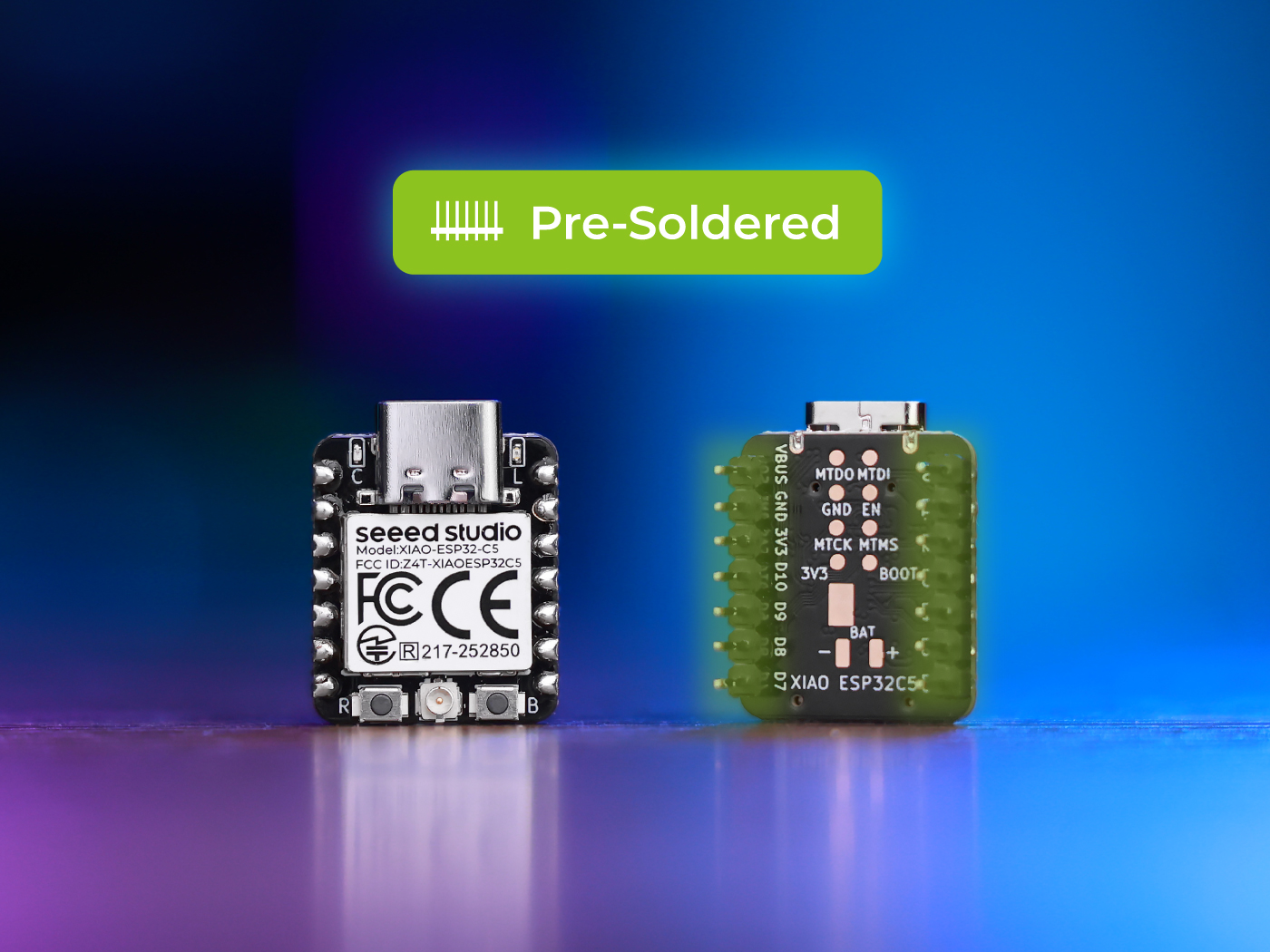 [100093057]Seeed Studio XIAO ESP32-C5 (Pre-Soldered)