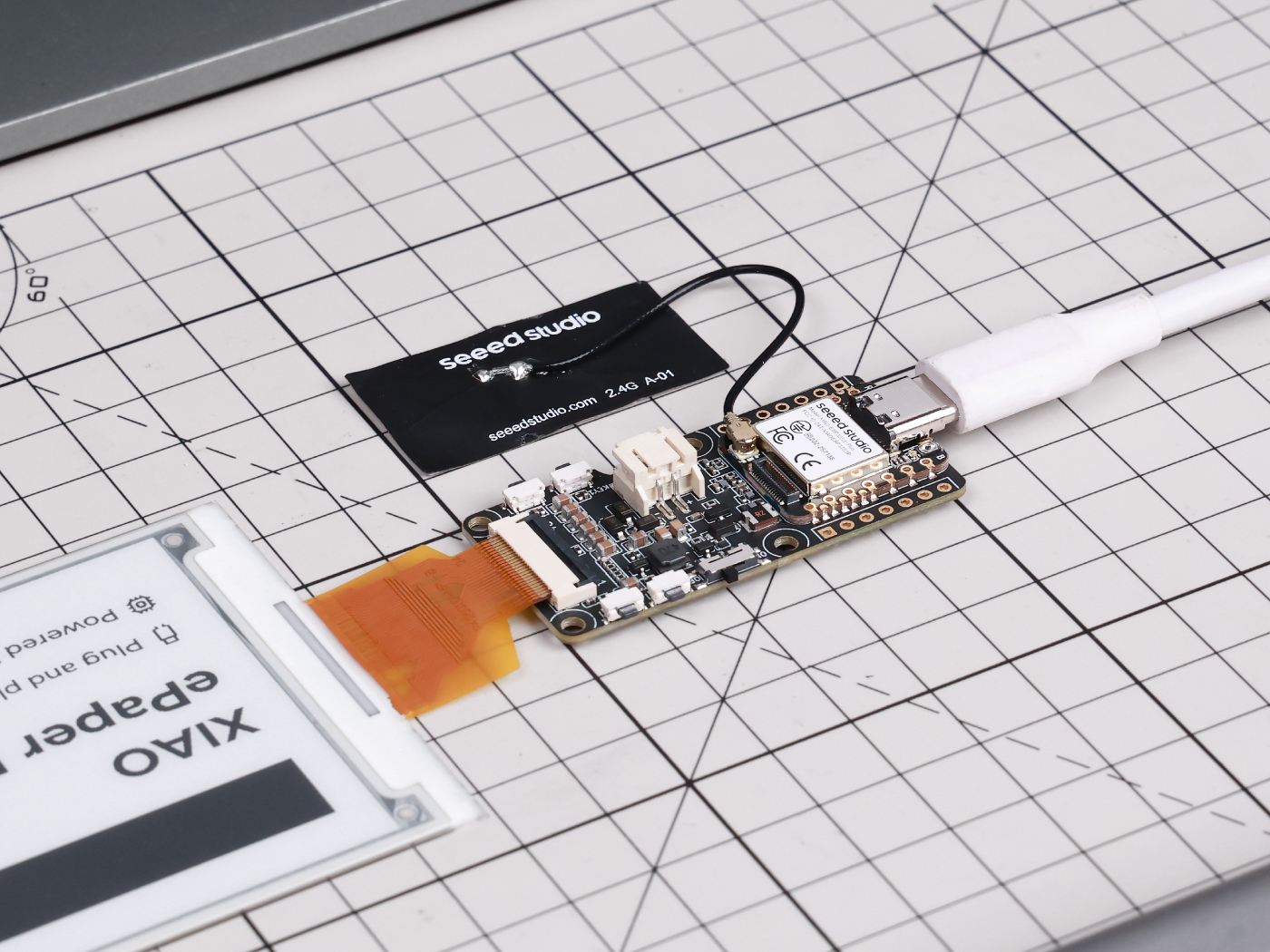 [100057220]XIAO ePaper Display Board(ESP32-S3) - EE05