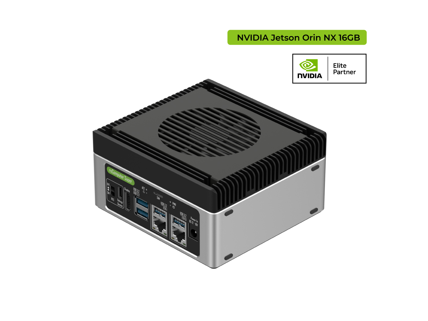 엔비디아 젯슨 오린 NX reComputer Super J4012 NVIDIA Jetson Orin NX 16GB Edge AI 컴퓨터