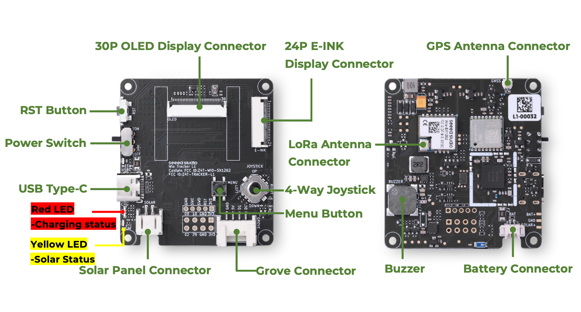 LoRa Meshtastic Node Wio SX1262 Develop Board Kit 868MHz 915MHz nRF52840 L76K GP