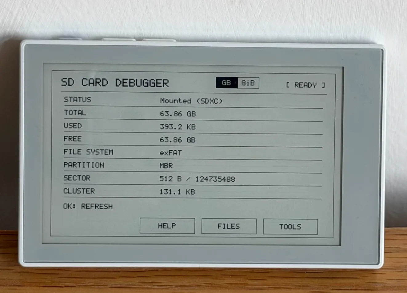 Inspect, diagnose, manage, and initialize SD cards directly on reTerminal Sticky.
