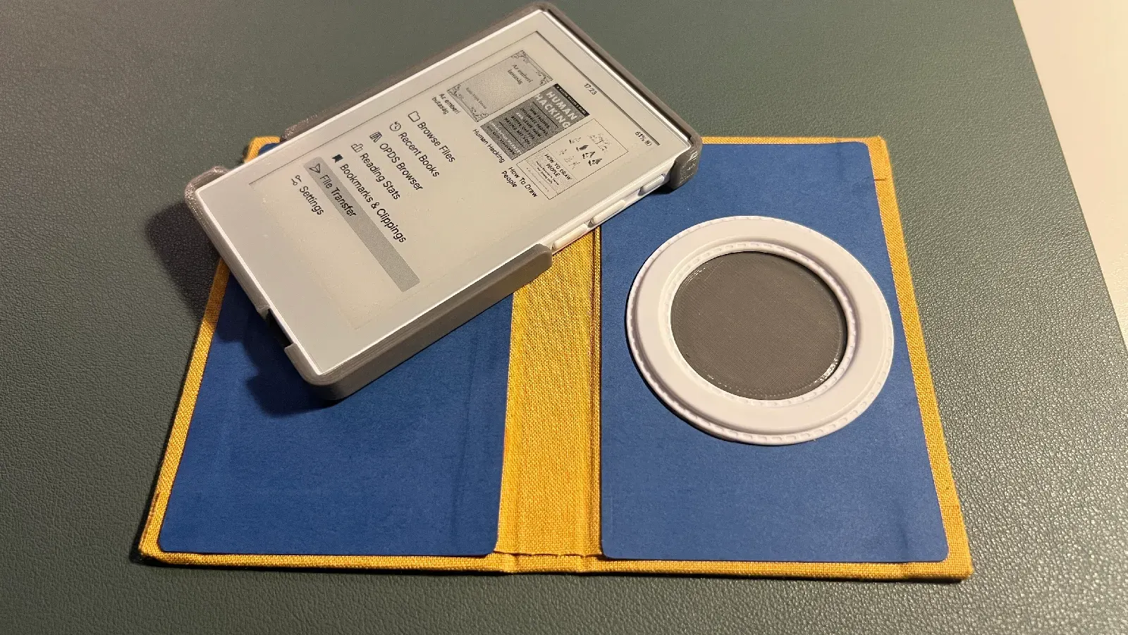 A lightweight case for the Sticky with a hole for the MagSafe ring that came with the device